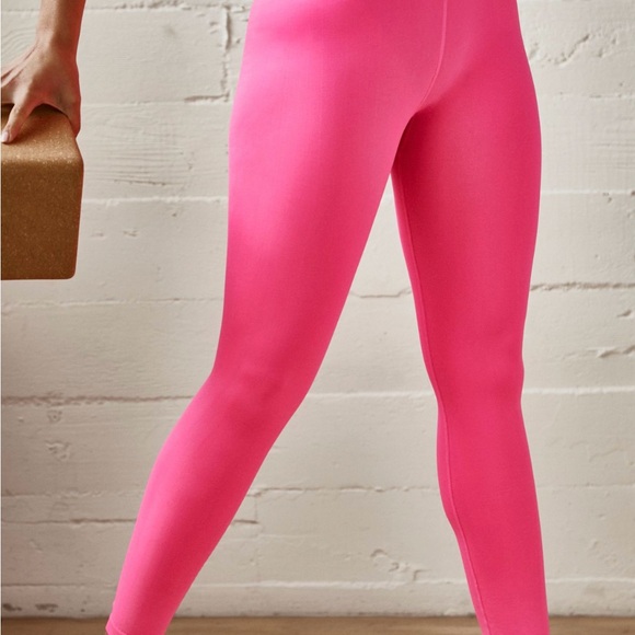 FP Movement by Free People Good Karma Leggings Pink M L - Picture 8 of 9